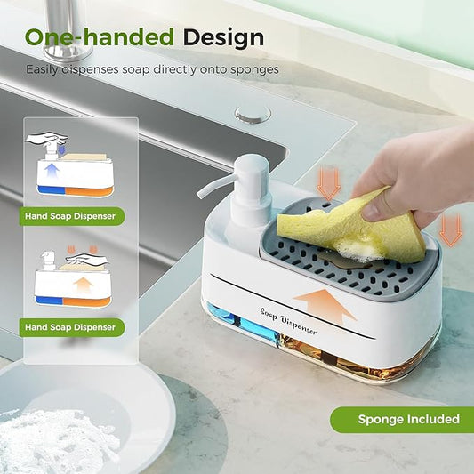 Bathroom Soap Dispenser Set – Elegant Dish & Hand Soap Pump Bottles 🧴✨