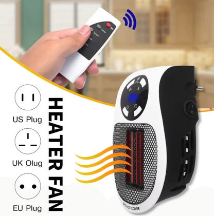 Mini Electric Heater – Adjustable Heat with Safety Shutoff