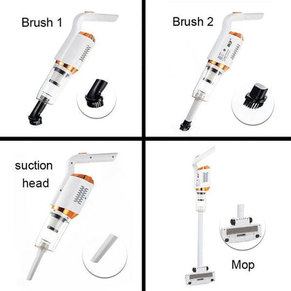 3-in-1 Wireless Vacuum Cleaner with LED Light – 7500PA Strong Suction for Home & Car Cleaning