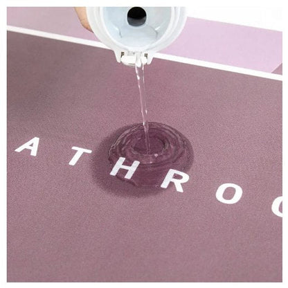 Super Absorbent Waterproof Bathroom Floor Mat – Quick Dry & Non-Slip