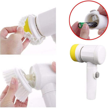 Cleaning Magic Electric Brush 5-in-1 – Cordless Multi-Surface Power Scrubber