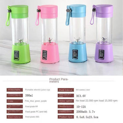 Portable Juicer Blender – USB Rechargeable Smoothie & Shake Maker