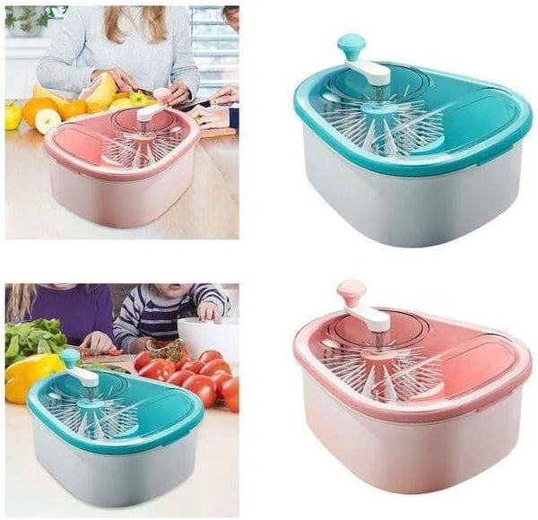 JOYLOOP Fruit Cleaning Device – Manual Spinner & Scrubber