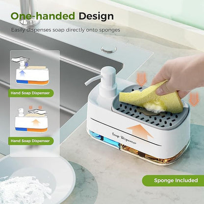 Bathroom Soap Dispenser Set – Elegant Dish & Hand Soap Pump Bottles 🧴✨